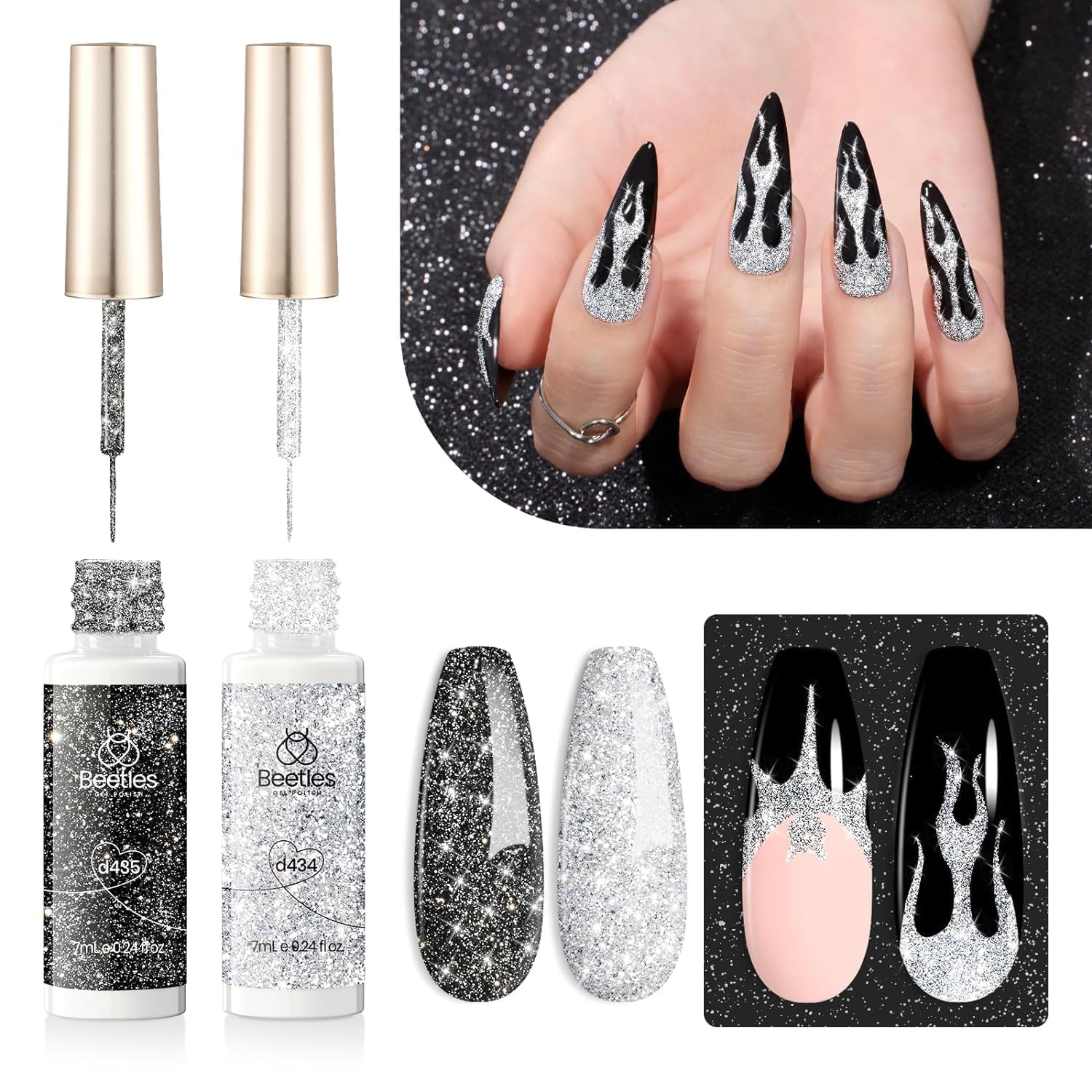 Detalle de Beetles Gel Liner Nail Polish 7ml