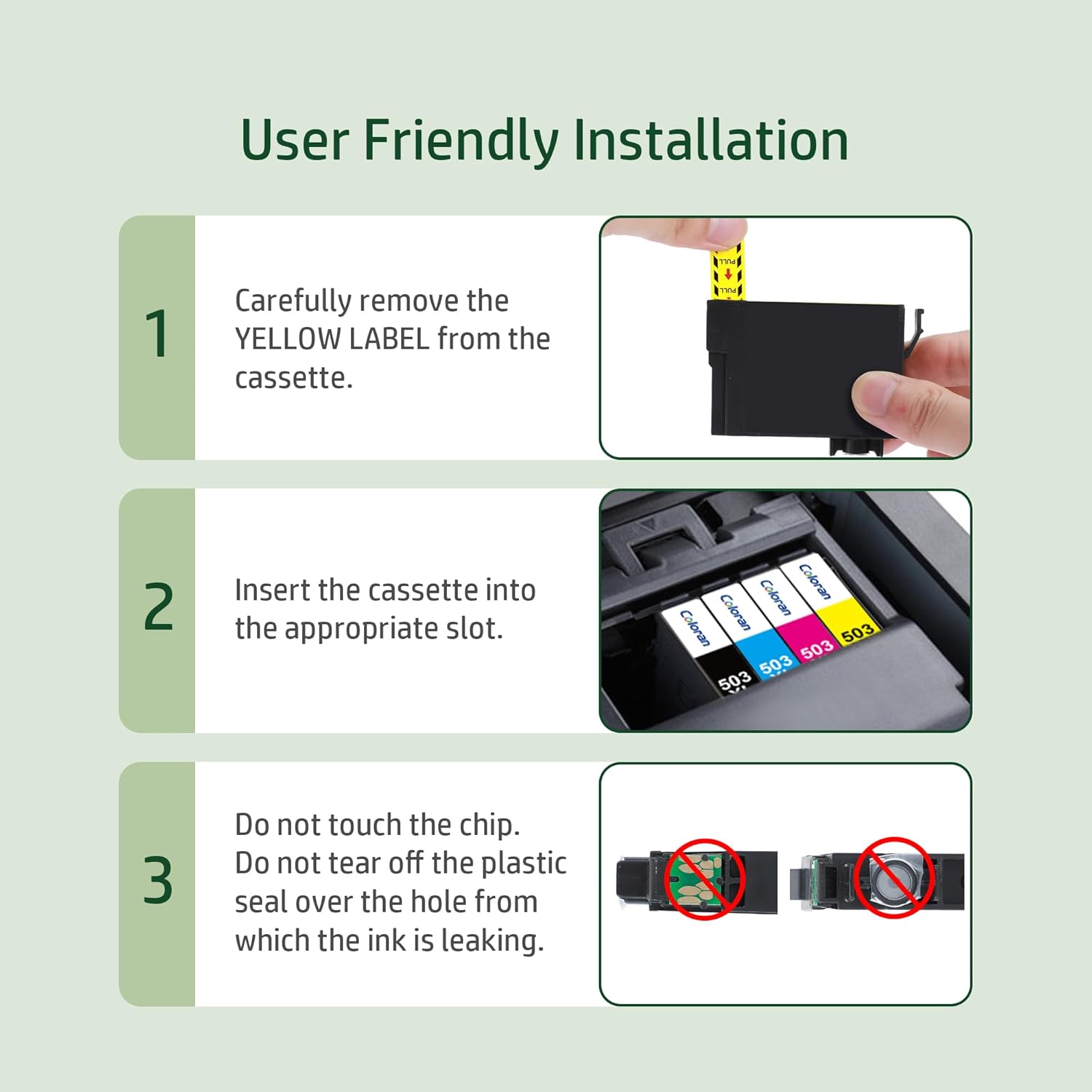 Thumbnail 6 de Coloran 503XL cartucce 4 pezzi 🖨️