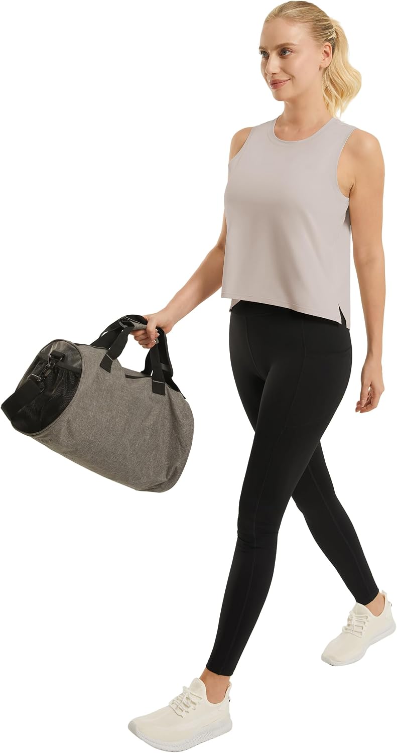 Detalle 2 de Ice Silk Crop Tank Tops for Workouts