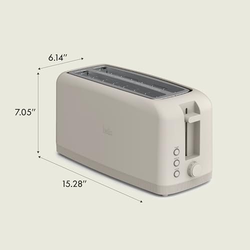 Thumbnail 7 de bella Fits-Anywhere Slim Toaster: 4-Slice, Extra Long & Wide Slot, Oatmilk