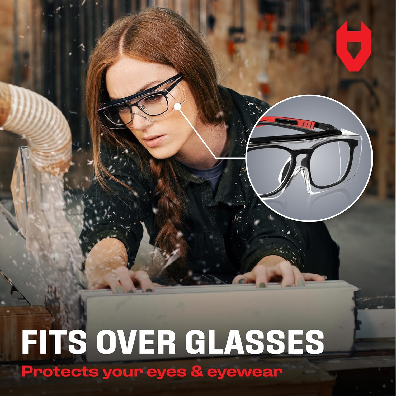 Thumbnail 2 de NoCry Over-Eyewear Safety Glasses