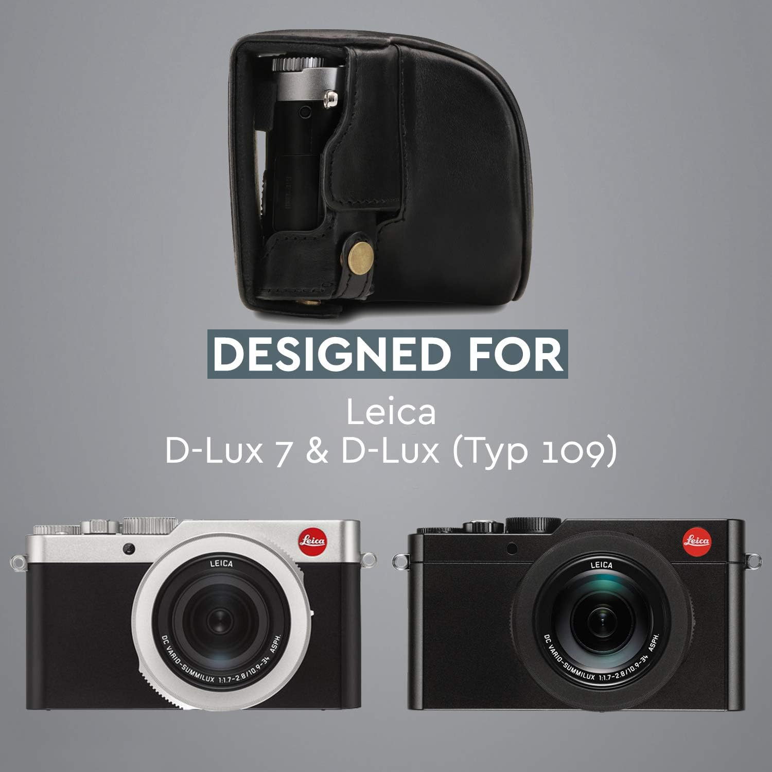 Thumbnail 6 de MegaGear MG1605 Ever Ready – skórzany futerał do Leica D-Lux 7