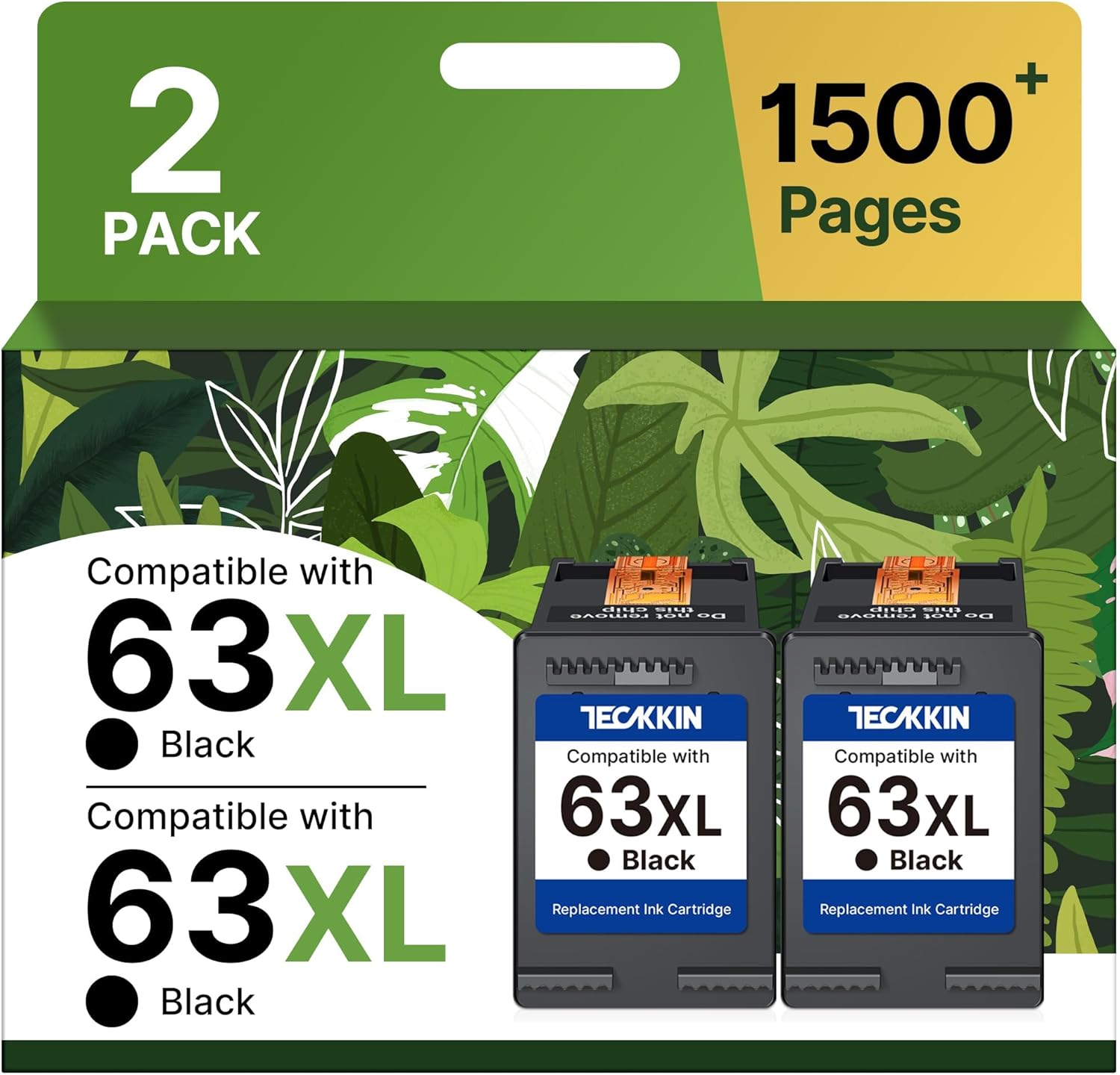 Detalle de HP-Compatible 63XL Black Ink Cartridge