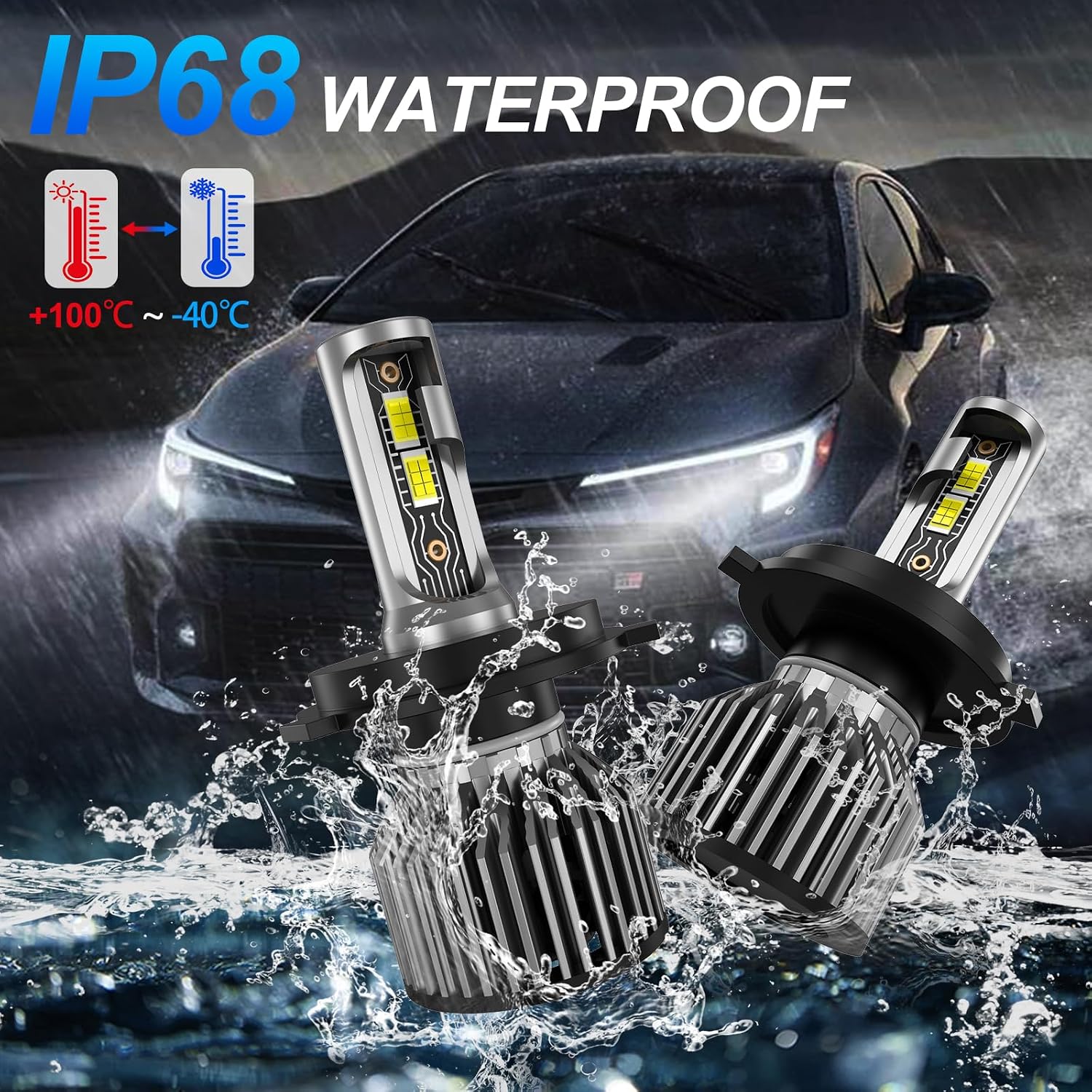 Thumbnail 4 de AUXIRACER H4 LED 30000LM 120W