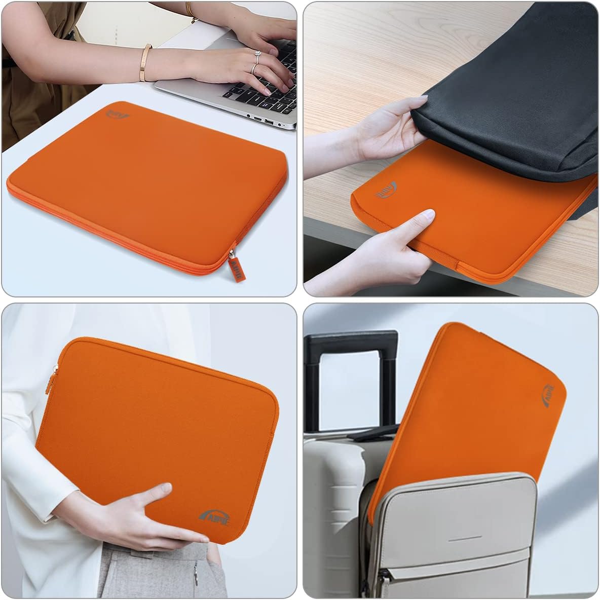 Thumbnail 6 de AIPIE 14–14.2 inch Laptop Sleeve with Bump Absorb Protection (Orange)