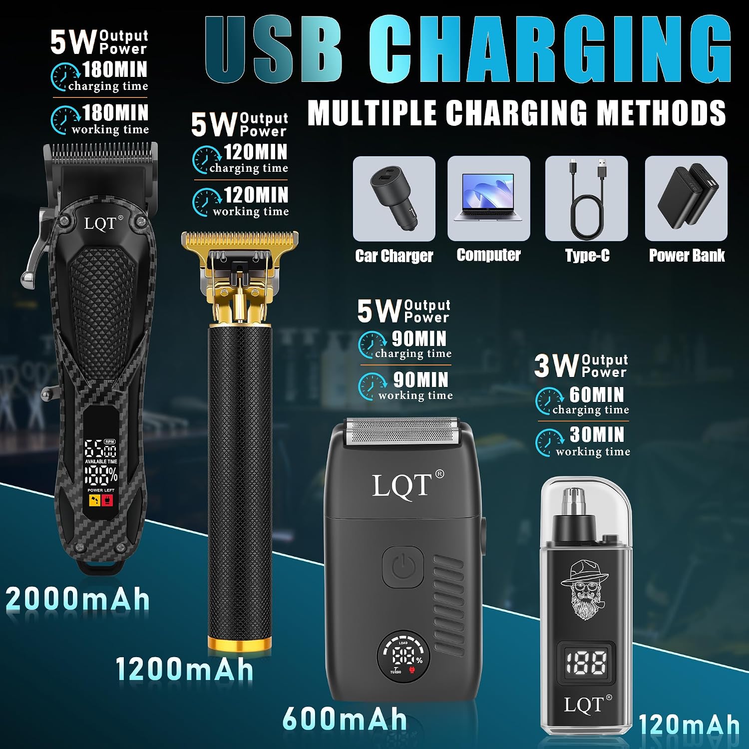 Detalle 1 de LQT Hair Clippers