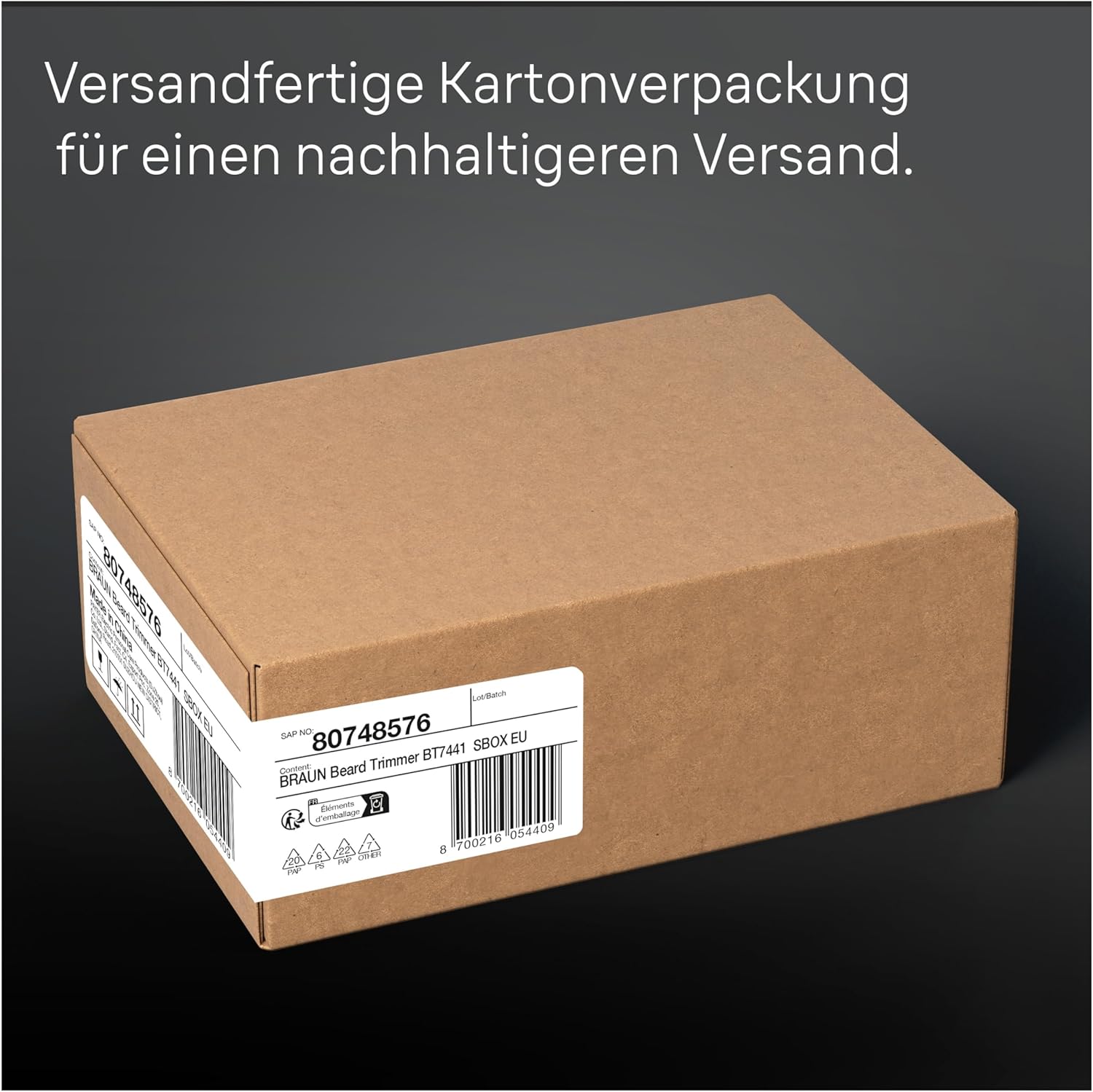 Detalle de Braun Barttrimmer Series 7 BT7441 – Präzise 40 Längeneinstellungen, ProBlade, 100 Min Laufzeit