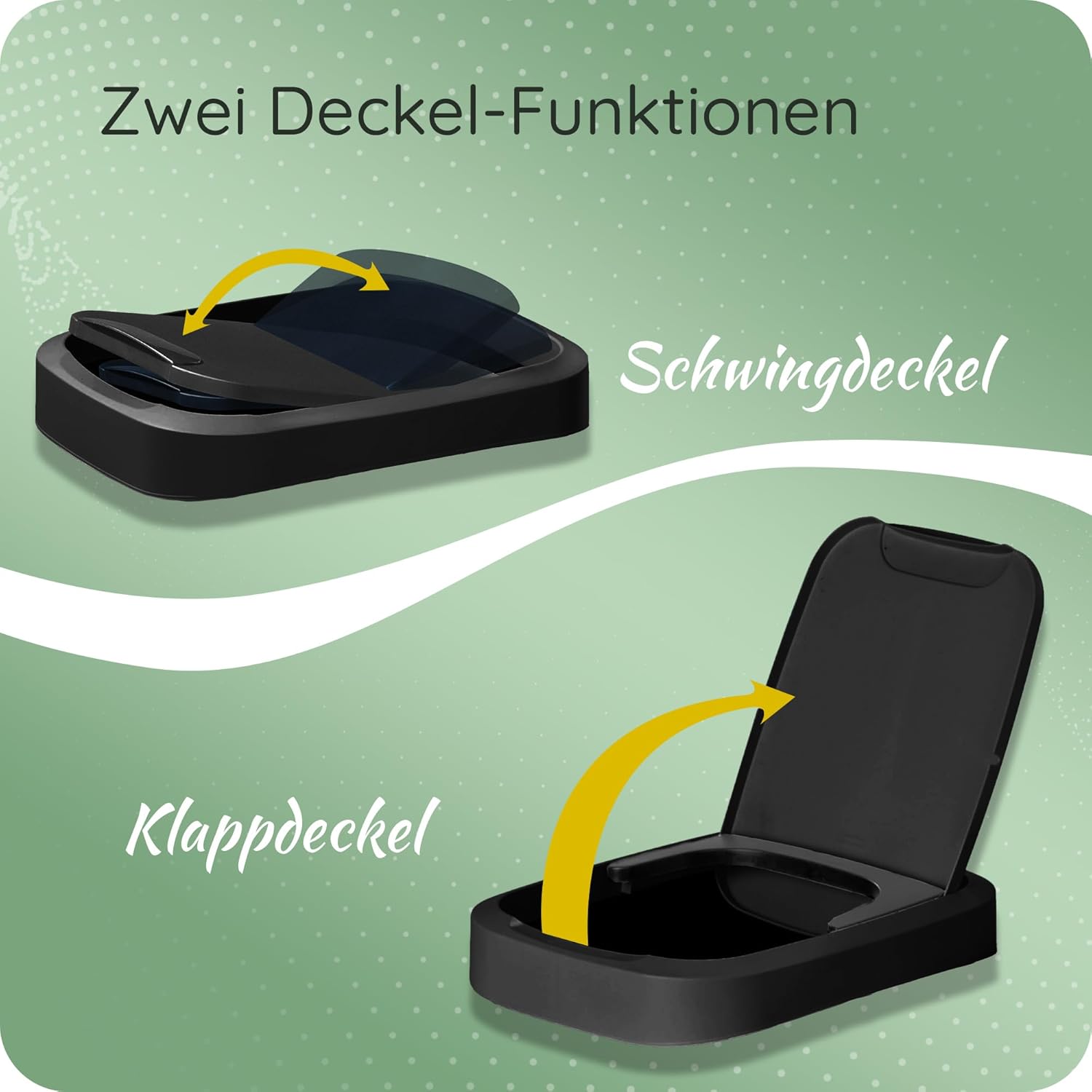 Detalle de Novaliv Müllsackständer mit Deckel 70–120 L – stabil, robust und vielseitig
