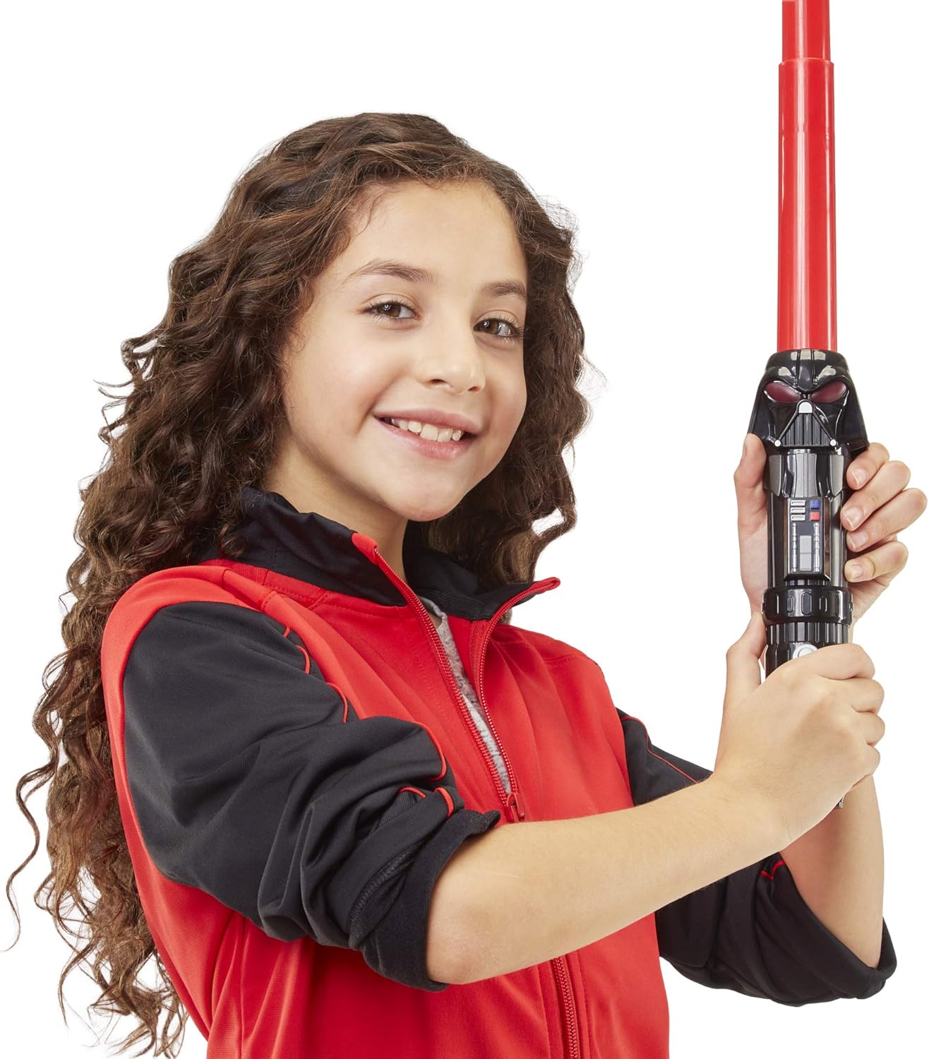 Thumbnail 4 de Star Wars Lightsaber Squad – sabre laser Dark Vador à lame rouge, extension, jouet de déguisement dès 4 ans