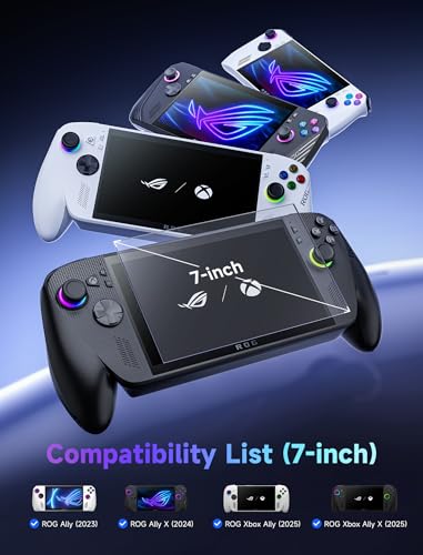 Thumbnail 3 de JSAUX Protector de Pantalla 7" para ROG Ally / ROG Xbox Ally (2 piezas) antirreflejos y cristal templado 9H