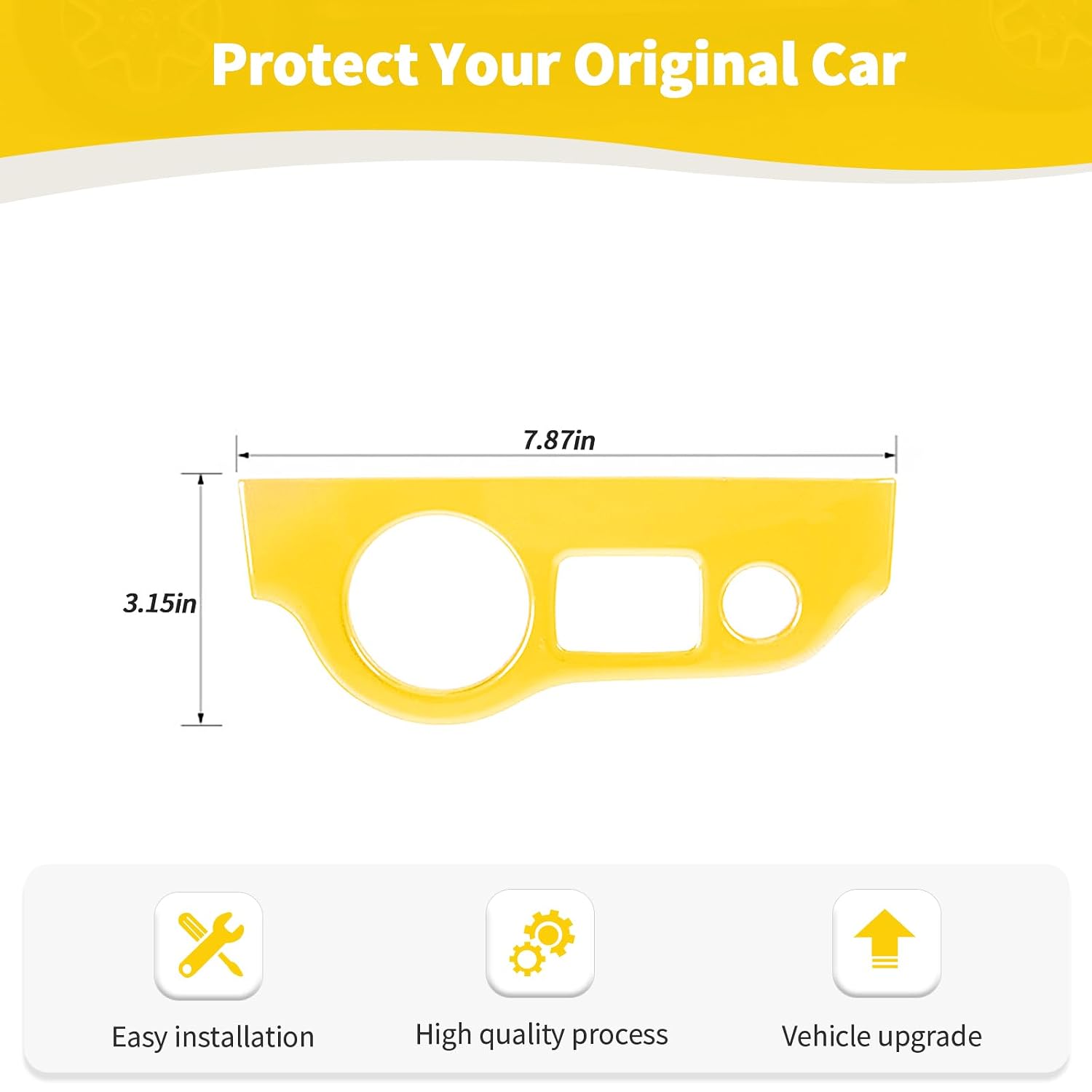 Detalle 2 de RT-TCZ Headlight Switch Panel Trim Cover for Dodge Challenger