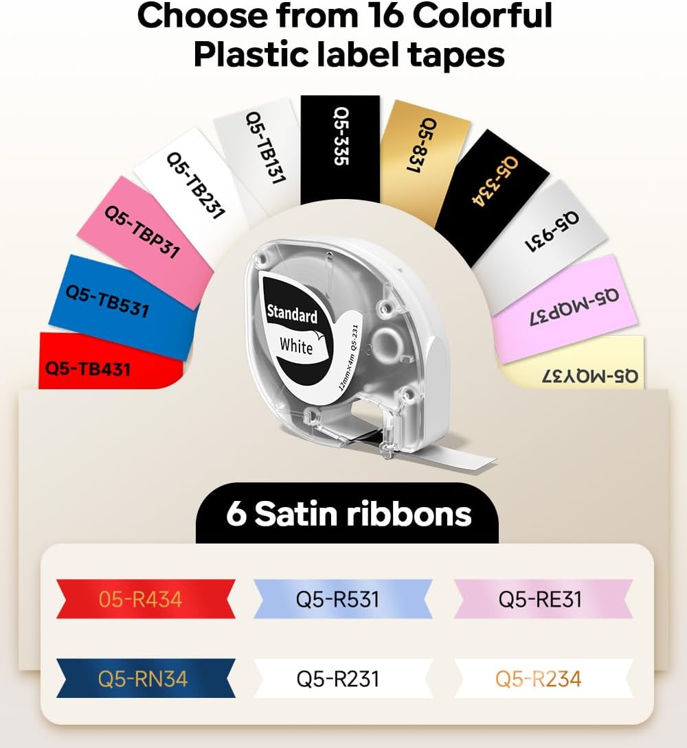 Thumbnail 4 de Phomemo P12 Label Maker: 2026 Bluetooth Inkless 3-in-1 Label Printer