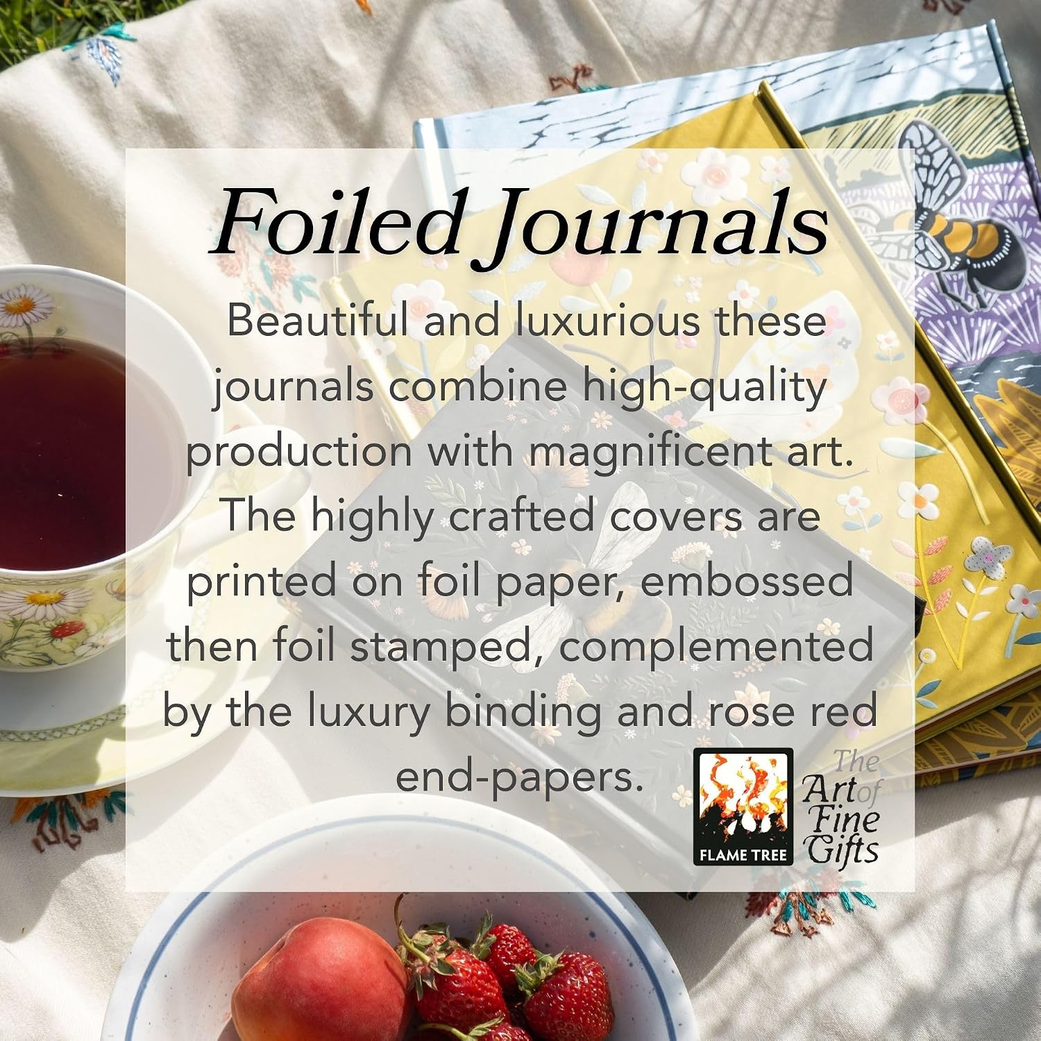Thumbnail 1 de Vincent van Gogh: Almond Blossom Foiled Journal, gelinieerd notitieboek met magneetsluiting
