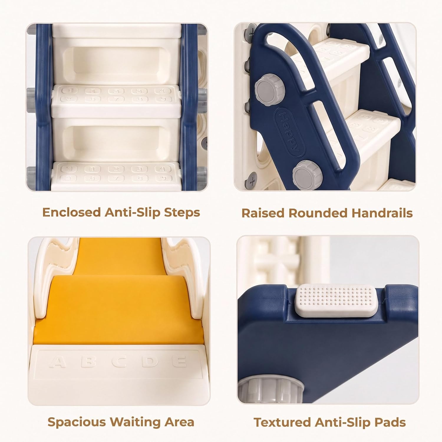 Detalle de Toddler Slide and Swing Set, 7-in-1