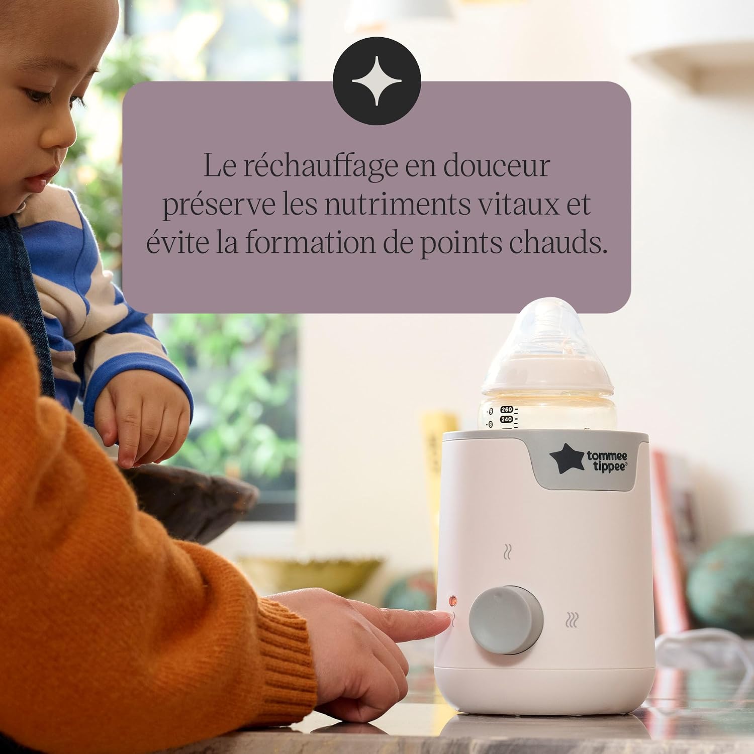 Thumbnail 4 de Tommee Tippee Easiwarm chauffe-biberon 4min
