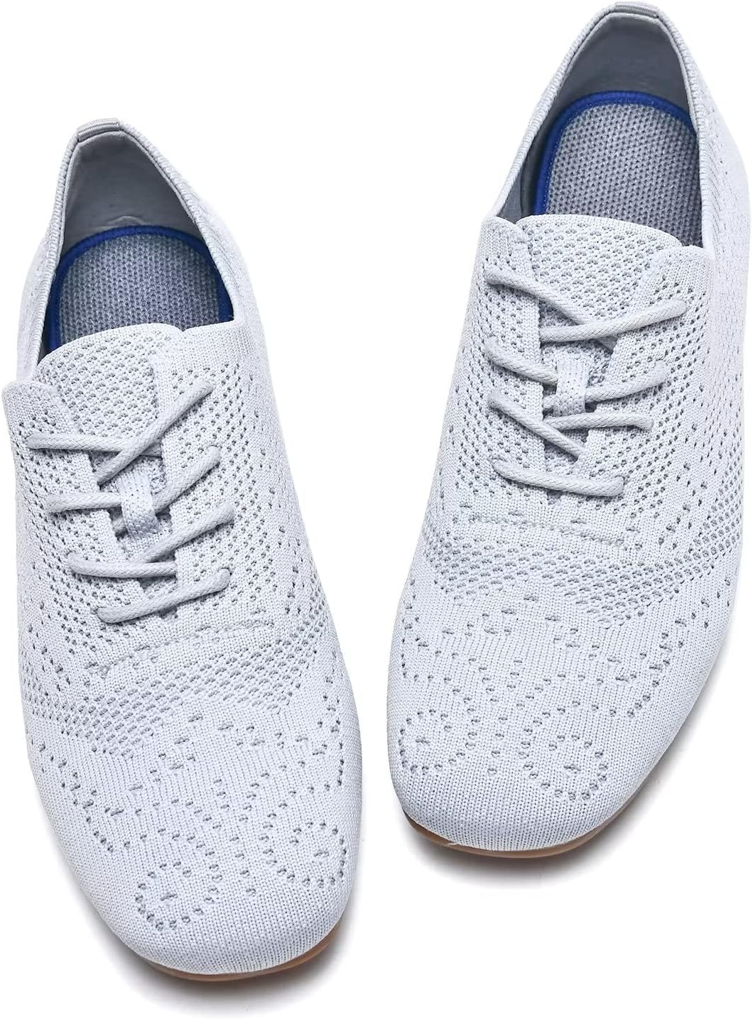 Thumbnail 1 de TIOSEBON Women's Oxford Flats Vintage Brogues – Classic Slip-On Formal Shoes with Lace-Up Flex
