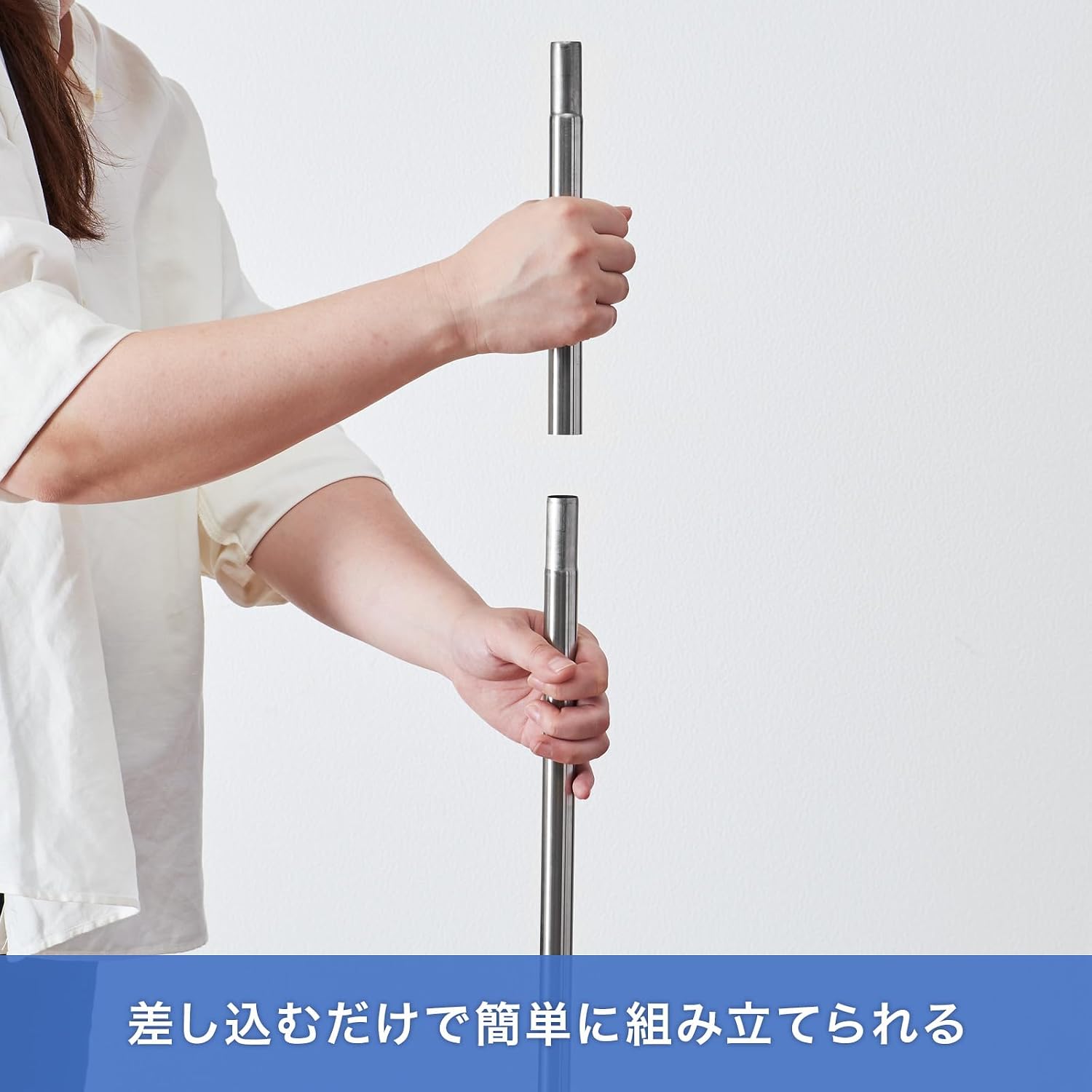 Detalle de 天馬 PSI-01 パネルM 室内物干し 折りたたみ式・幅調整可能なステンレス製