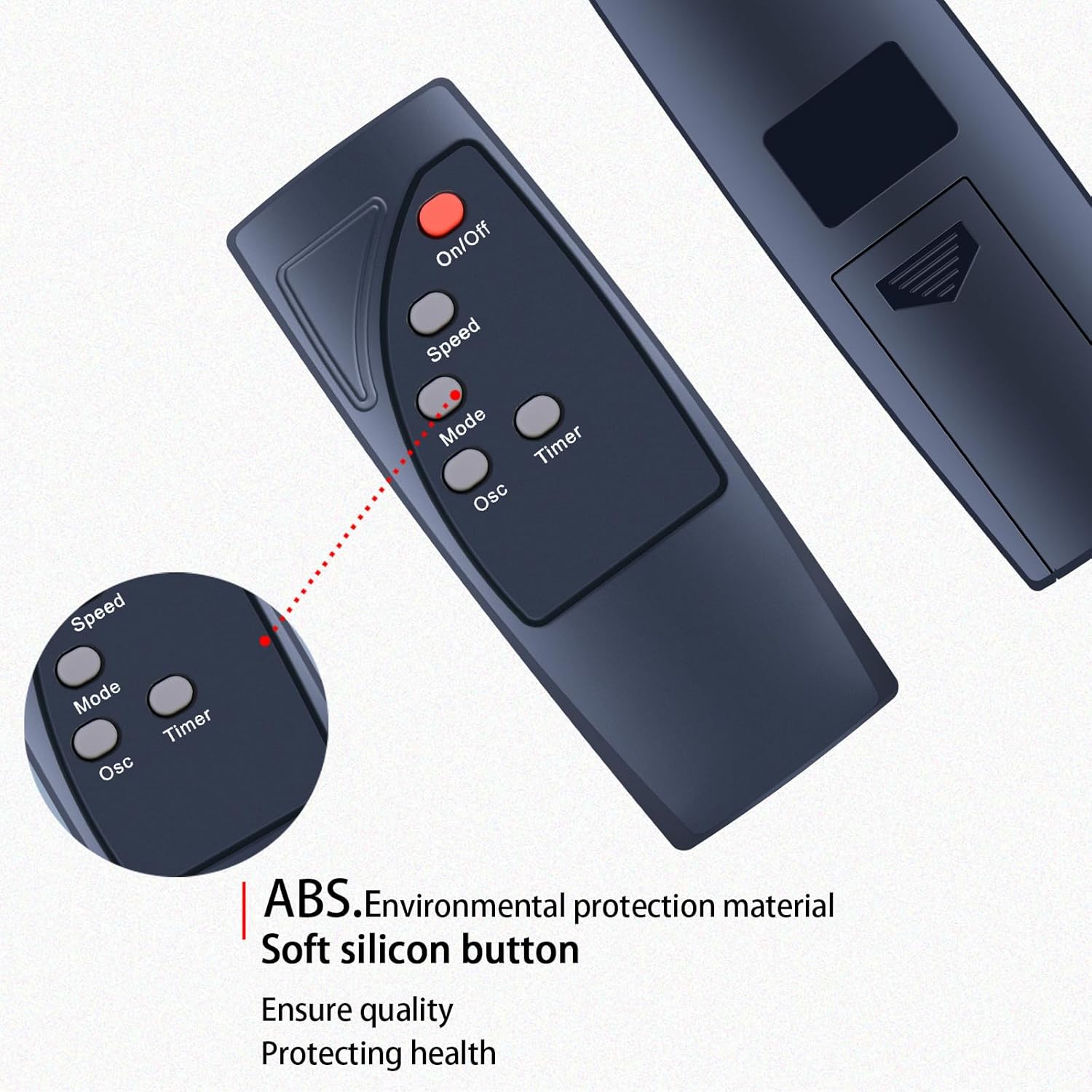 Thumbnail 2 de TCNOUMT Replacement Remote Control for Basics 16-inch Pedestal Floor Fan (FS40-10BR)