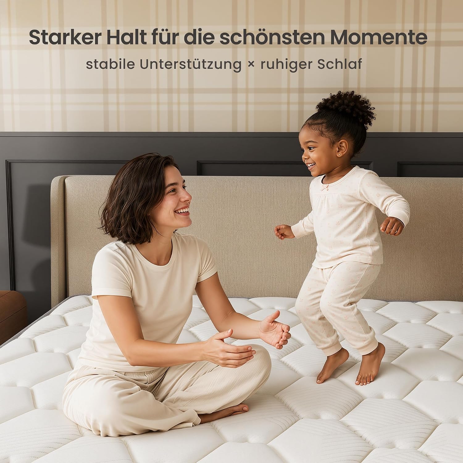 Detalle de TXO Matratze 90x200 H3 – Rollmatratze mit Taschenfederkern und 7-Zonen-Komfort