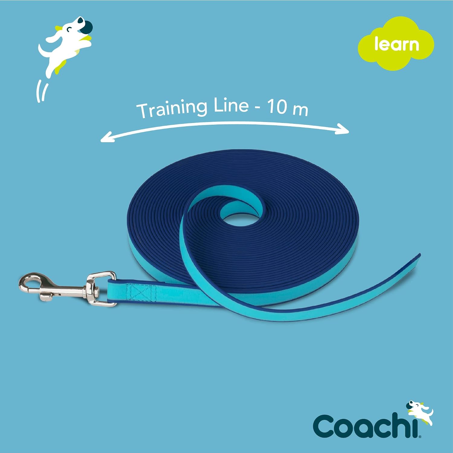 Detalle 2 de Coachi Training Line 10 m, Rückrufleine für Hunde