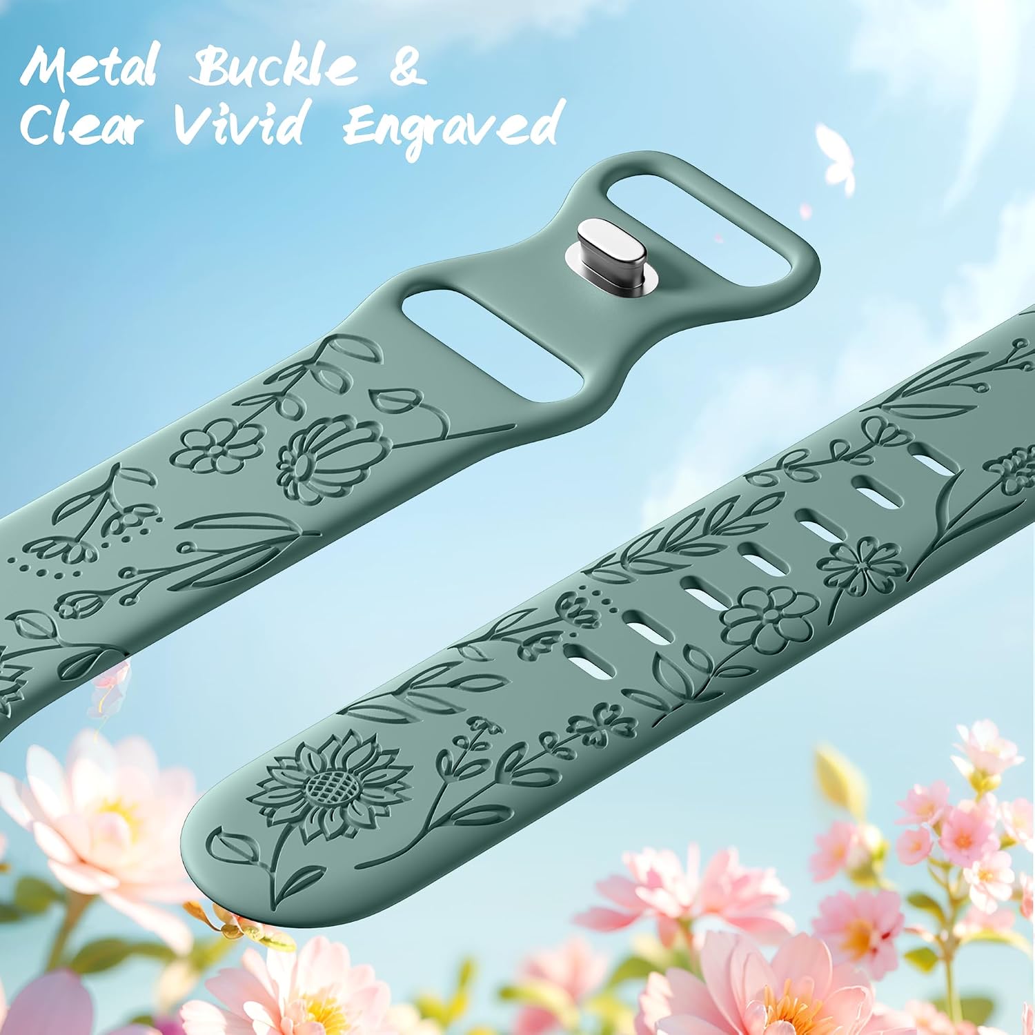 Detalle de SNBLK Apple Watch Bands, Silicone