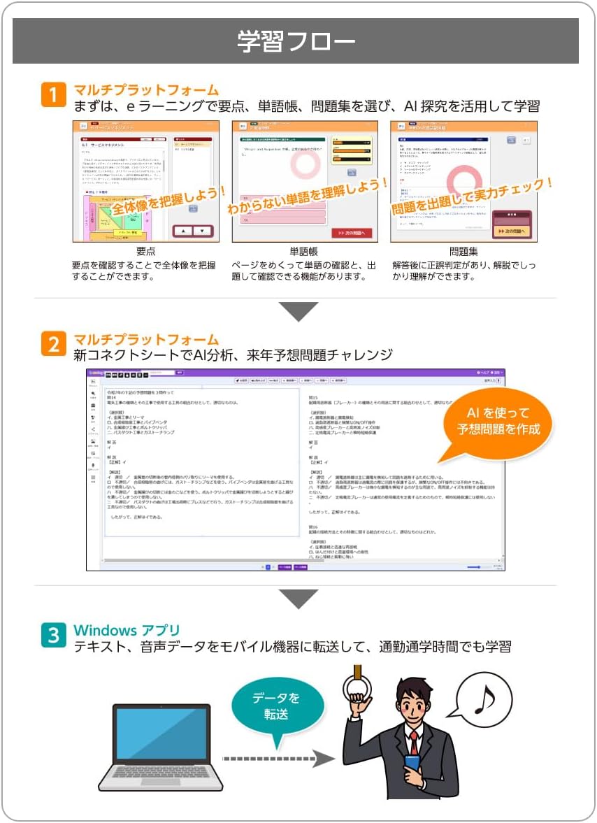 Detalle de media5 ラーニングスケルトンパーソナル 日商簿記検定2・3級対応 AI学習・過去問演習・マルチプラットフォーム