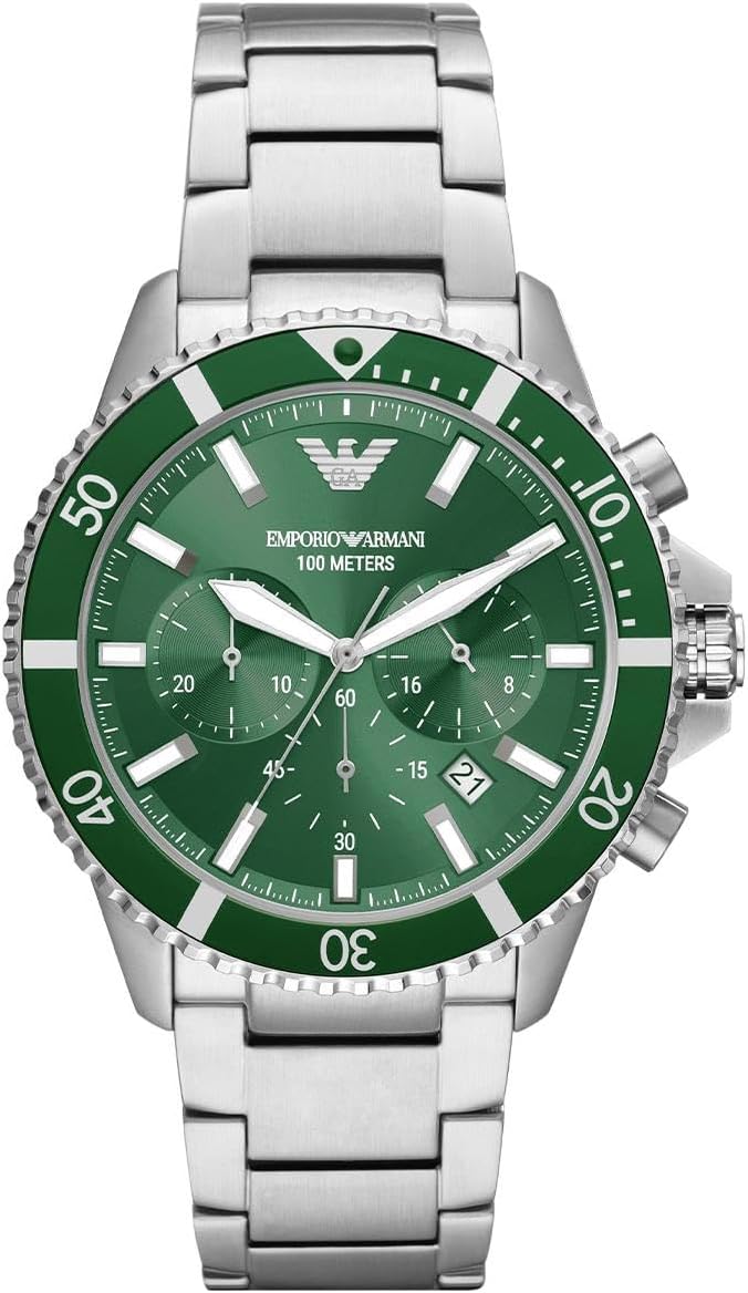 Thumbnail 4 de Emporio Armani Montre Homme Quartz Chronographe 43 mm en Acier inoxydable