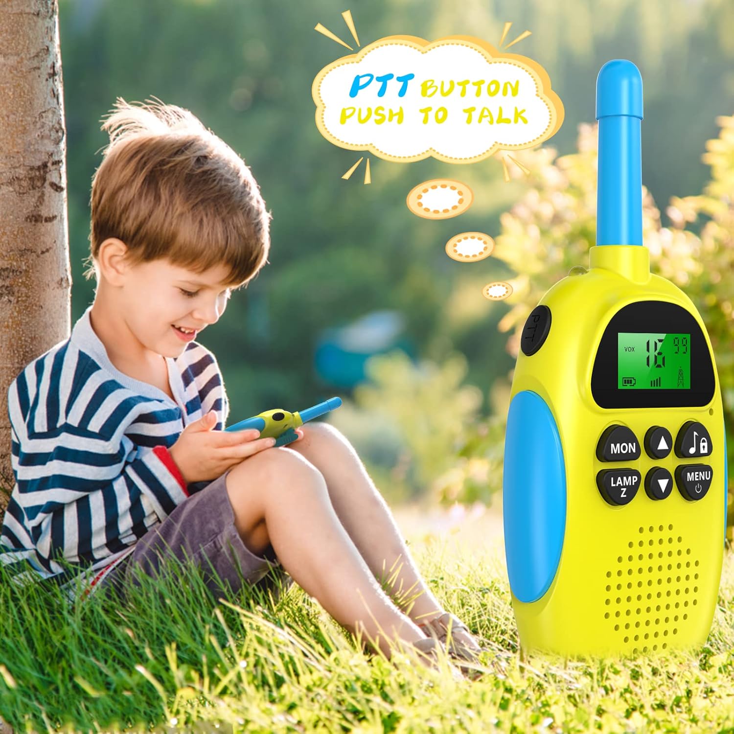 Thumbnail 3 de Ushining Walkie Talkie Recargable para Niños 📞 Aventura a 3KM