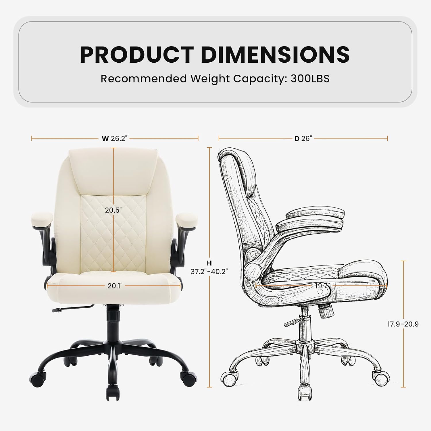 Detalle de Deroavixe Office Chair, PU Leather