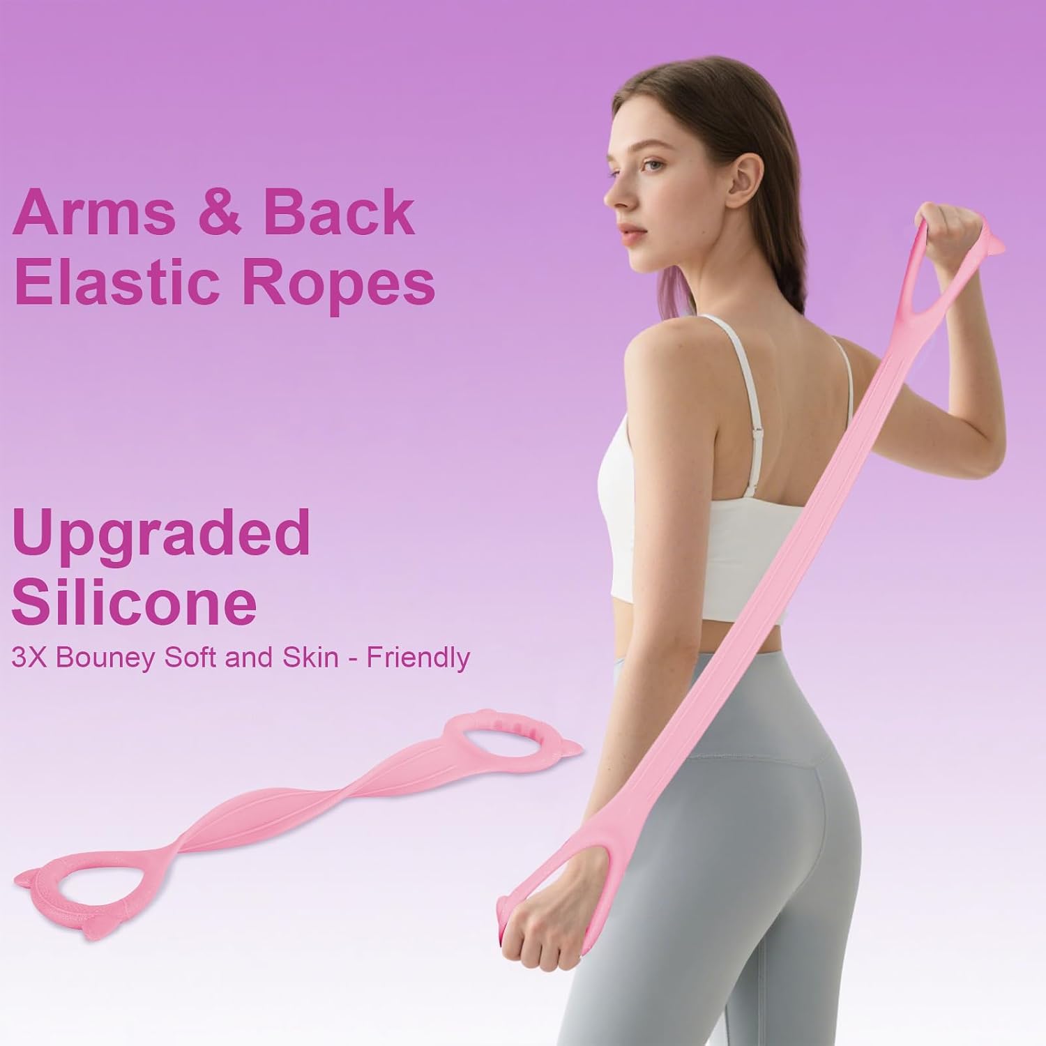 Detalle 1 de VIJLXI Pilates Essentials Kit for Women with Ring & Ball 5-Band Set