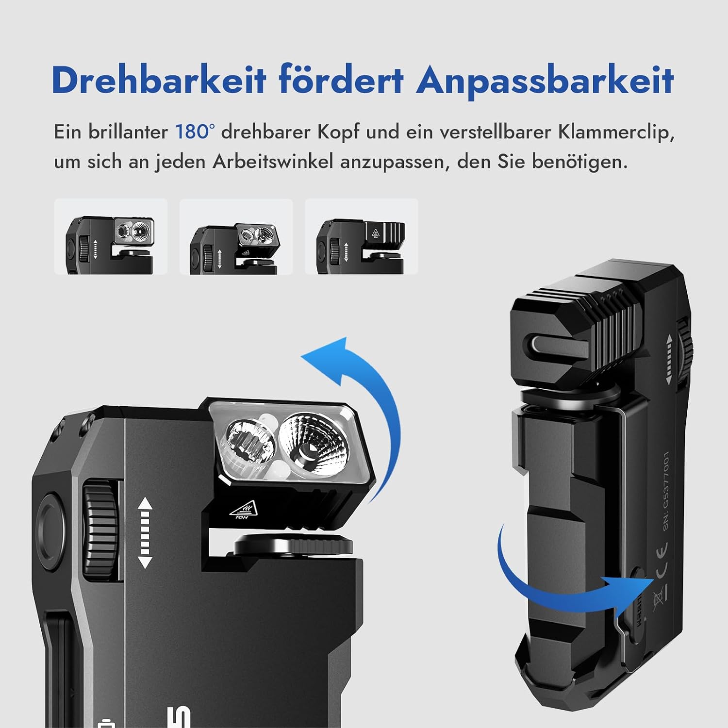 Thumbnail 5 de WUBEN G5 400 Lumen EDC Mini-Taschenlampe