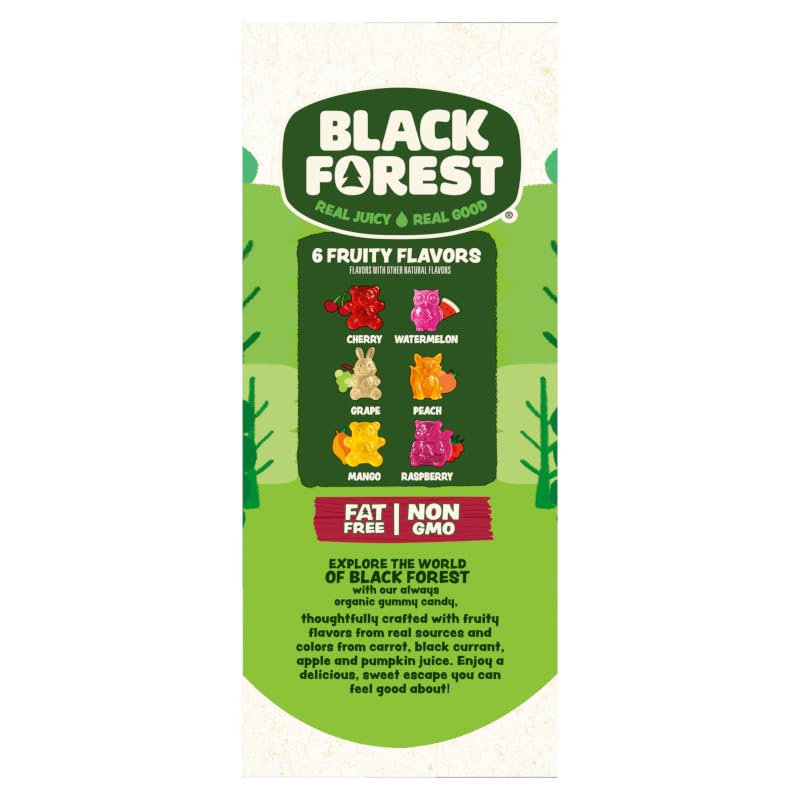 Detalle de Black Forest Organic Forest Friends Gummies, 65 Pouches, 6 Fruit Flavors