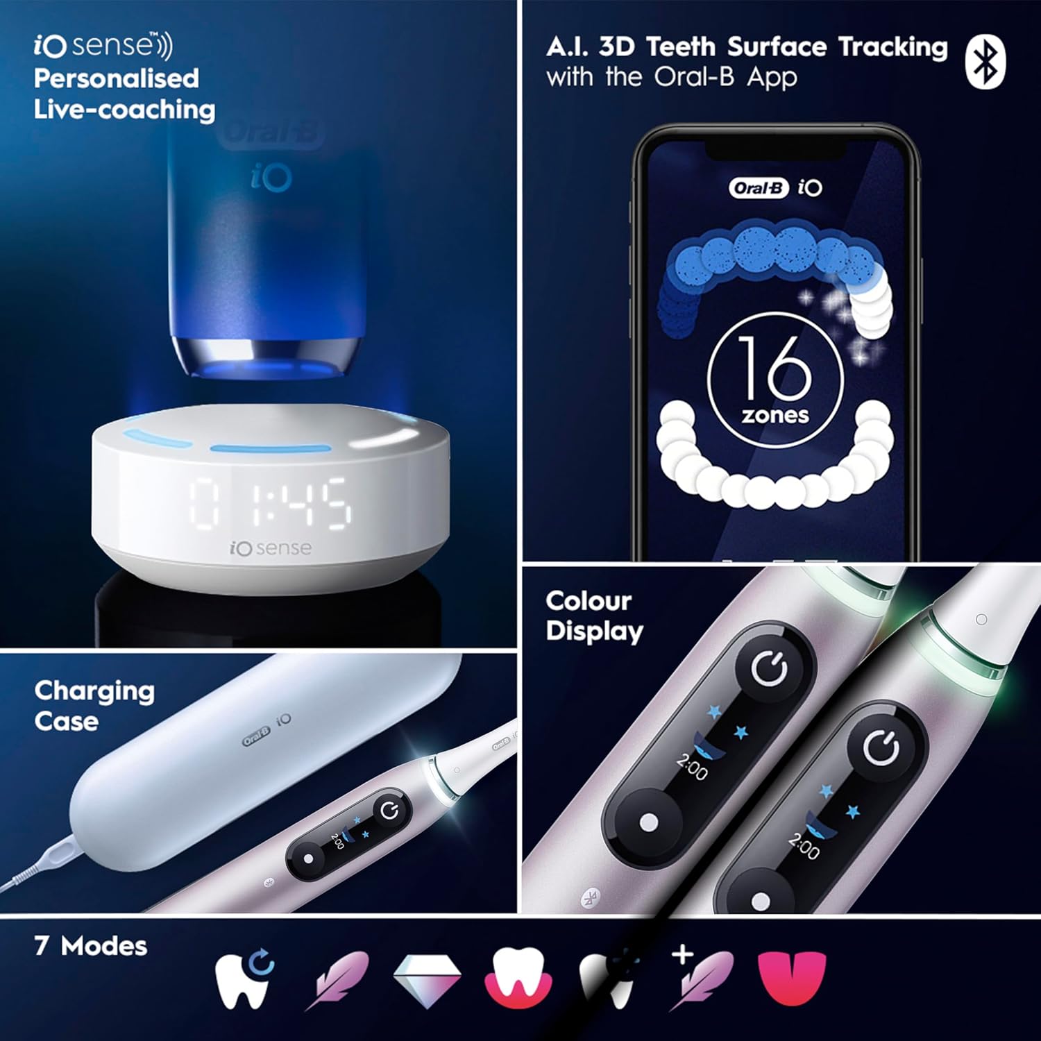 Detalle 2 de Oral-B iO Series 9 Rechargeable Electric Toothbrush 2️⃣ 🪥