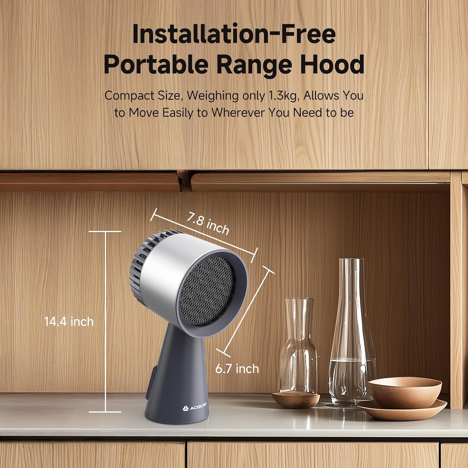 Detalle 2 de AAOBOSI Portable Range Hood, 3-Speed