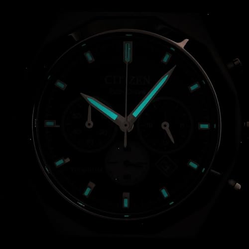 Thumbnail 5 de Citizen Zenshin Senkei Eco-Drive Solar: Cronógrafo de titanio con pulsera de titanio y cristal de zafiro