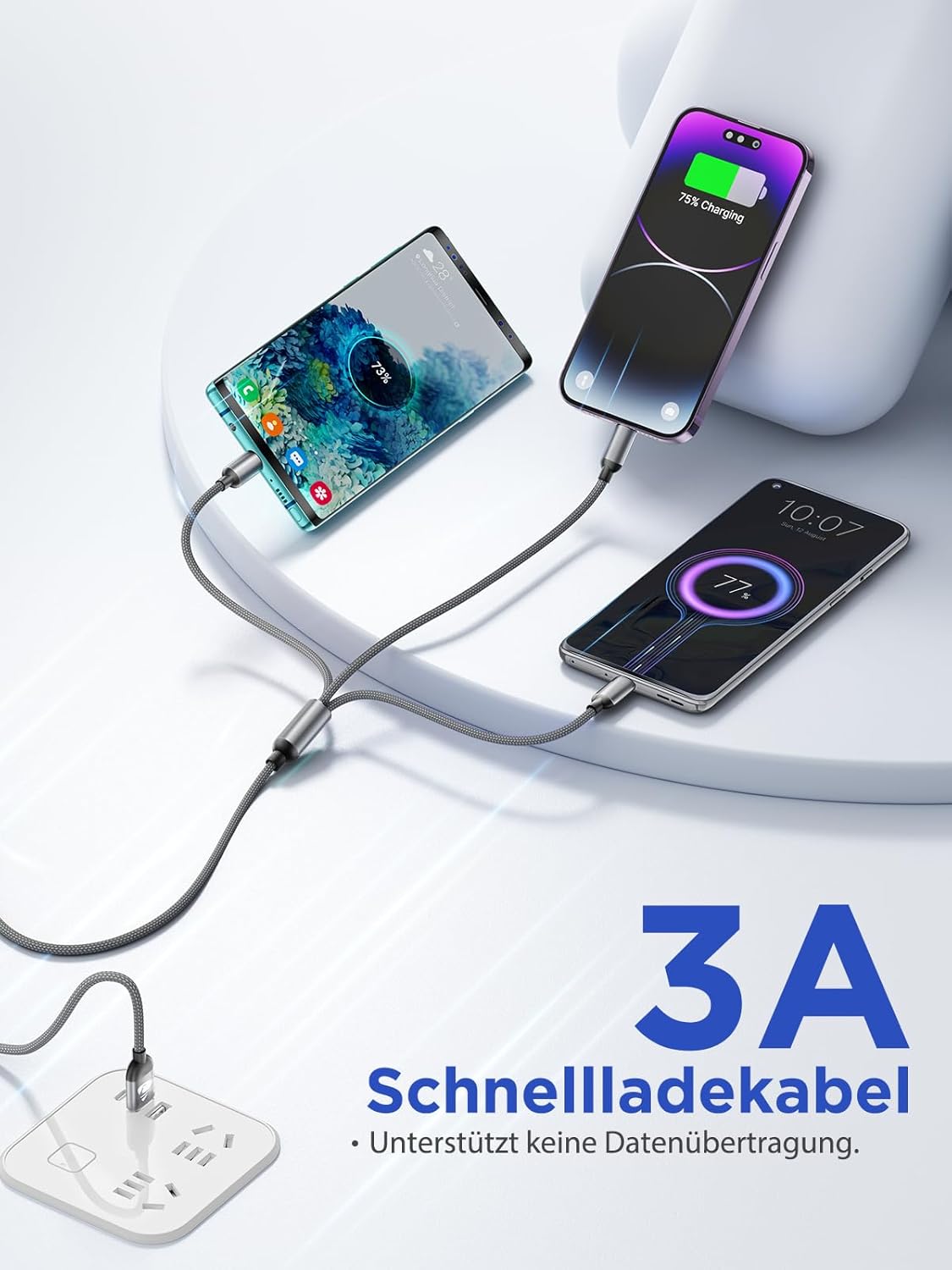 Thumbnail 2 de Multi USB Kabel 3 in 1 1,2M