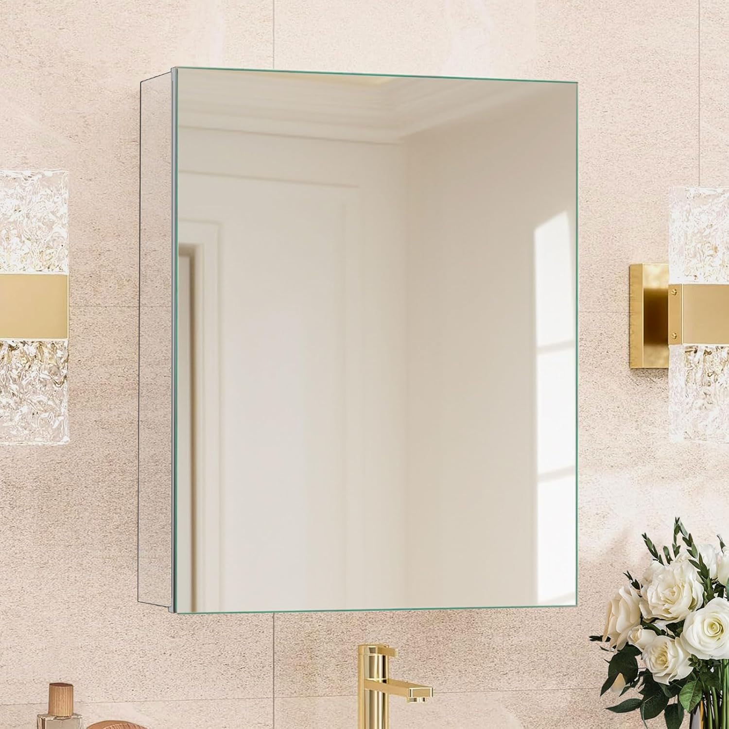 HABIUBIU 20 x 26 in Medicine Cabinet Mirror
