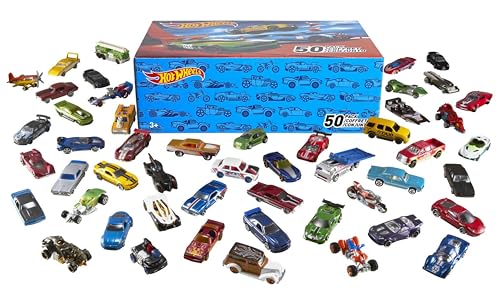 Imagen de Hot Wheels Pack 50 Vehículos V6697 en OfertitasTOP