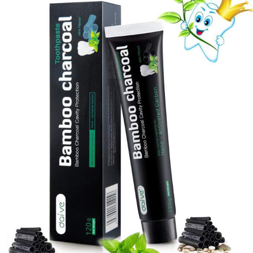 Thumbnail 5 de Aktivkohle-Zahnpasta Kokos (2 Packs) – fluoridfrei, natürliche Whitening-Pflege für empfindliche Zähne