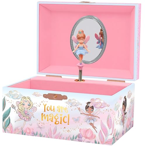 Detalle de Giggle & Honey Joyero Musical de Hada 15,2 cm