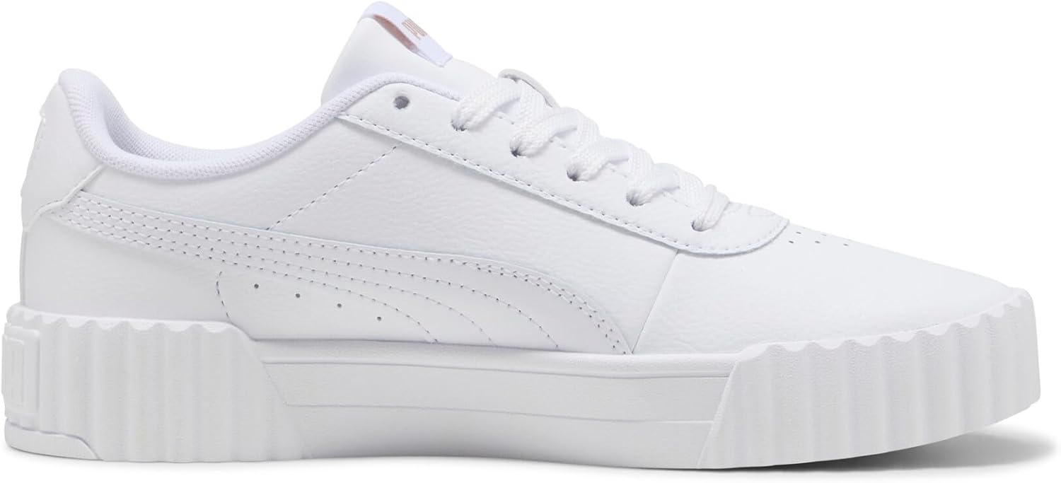 Thumbnail 4 de PUMA Damen Carina 3.0 Sneaker in Weiß/Gold – Größe 39 EU