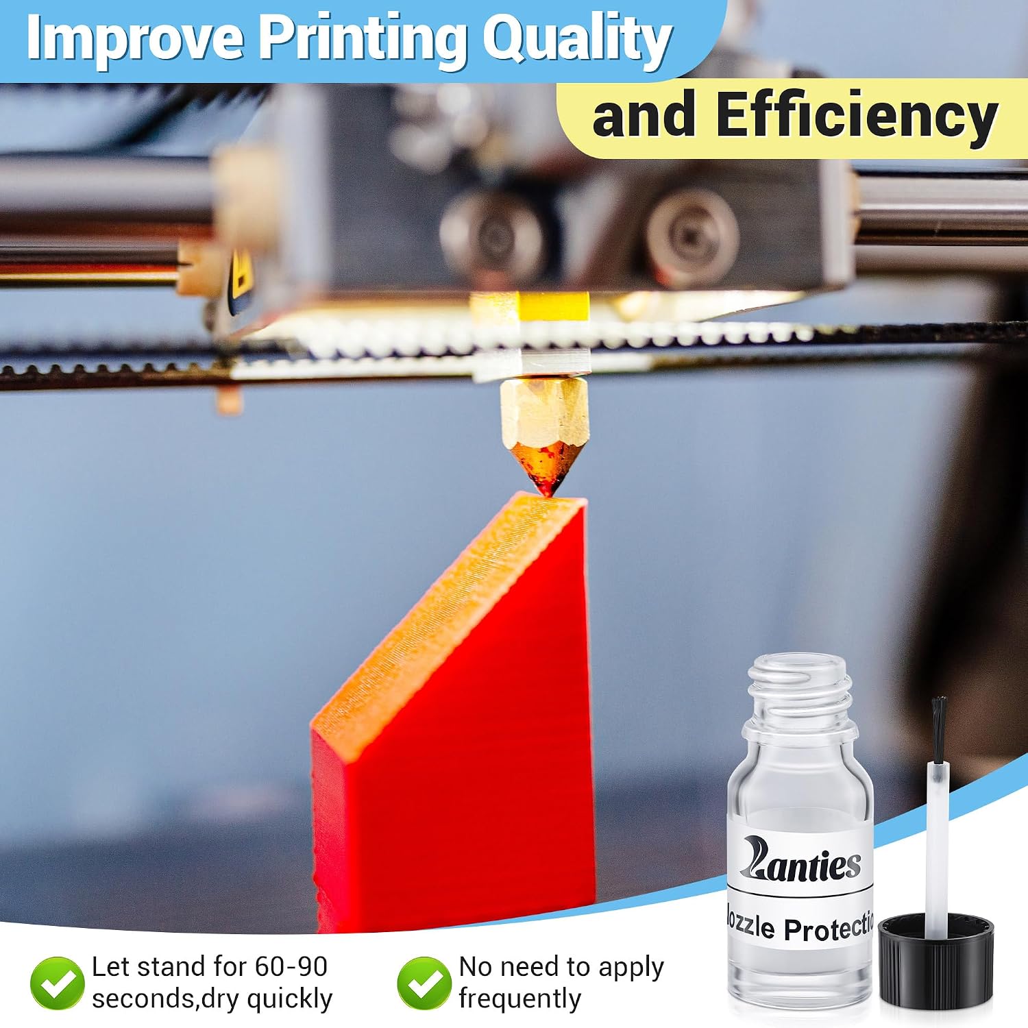 Thumbnail 6 de 8ml 3Dプリンターノズル保護コーティング 水性PTFE・PLA、PETG、ABS、TPU対応