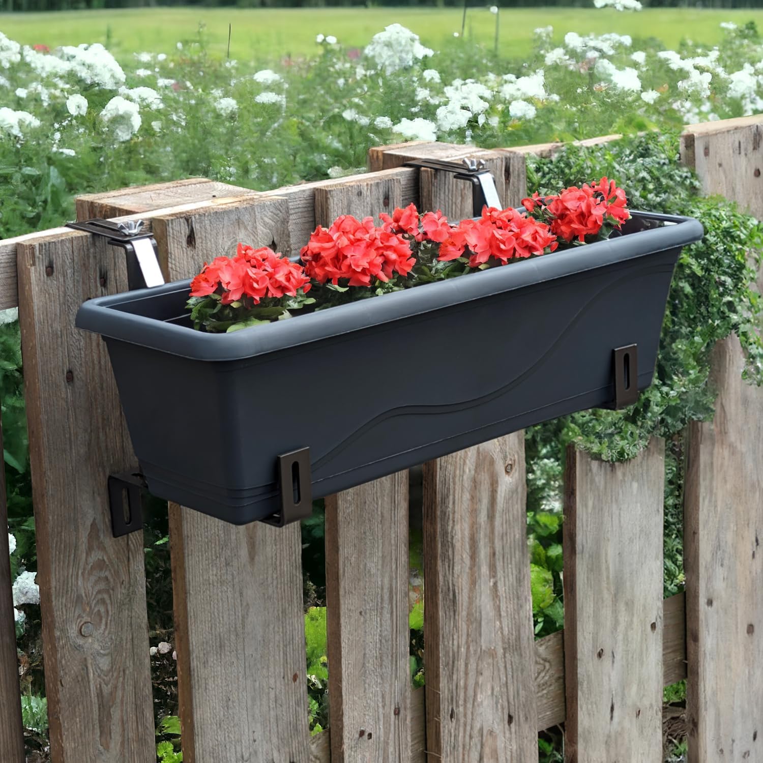 Thumbnail 1 de com-four® Supporti per fioriere 23 cm