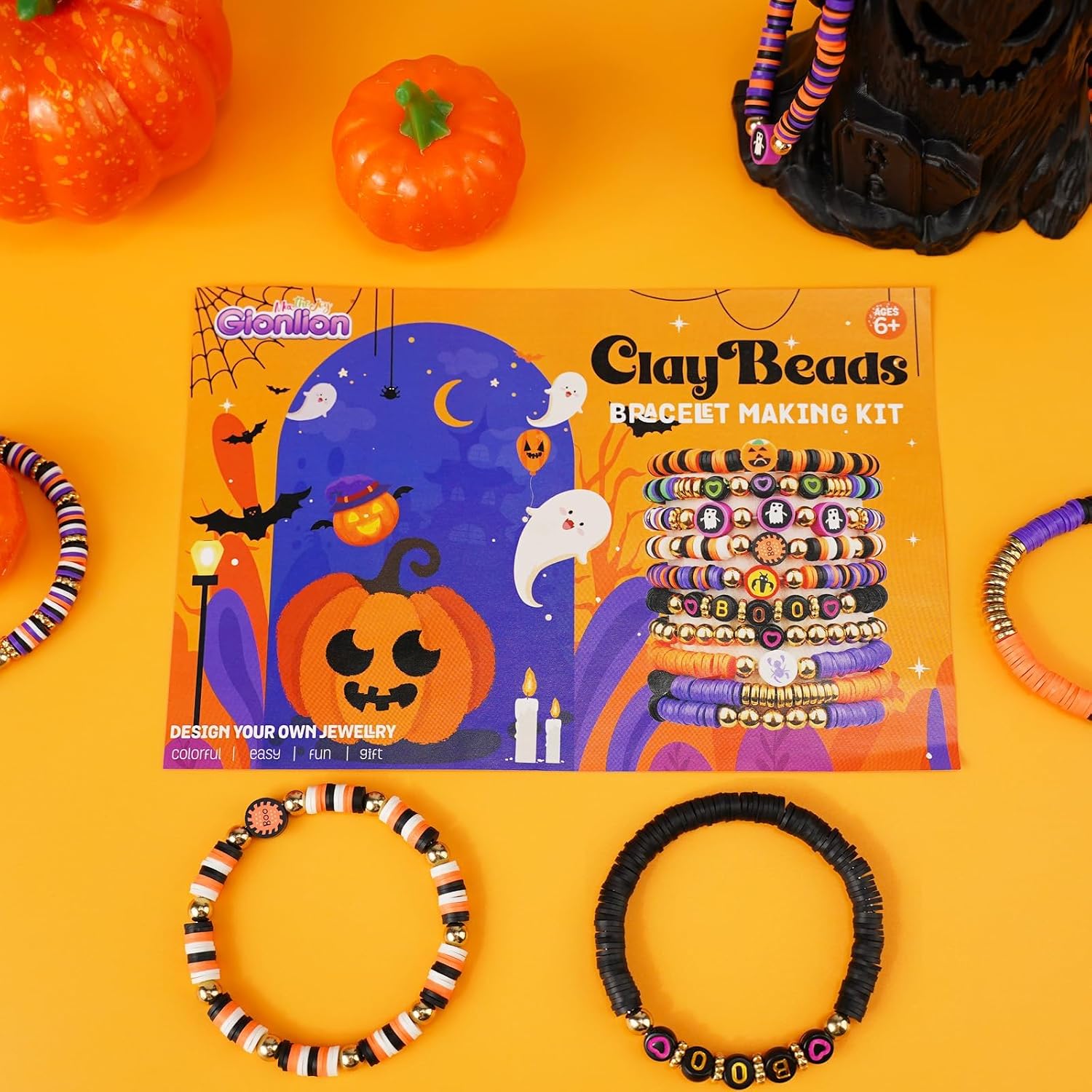 Thumbnail 1 de Gionlion Halloween Bead Kit, 3,500 Pieces