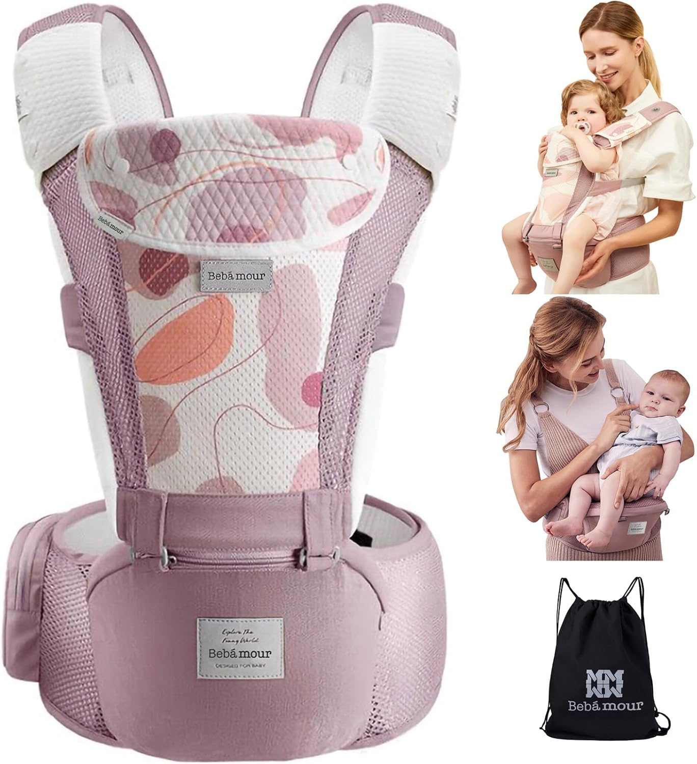 Detalle de Bebamour Baby Carrier 0-36 Months