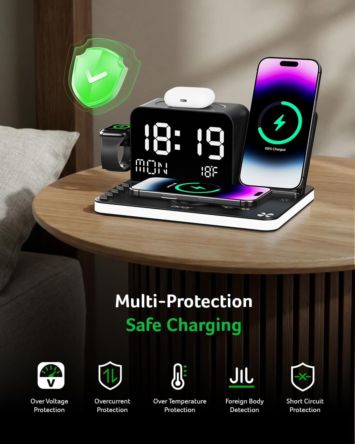 Thumbnail 4 de acer 7-in-1 Wireless Charging Station for iPhone 16