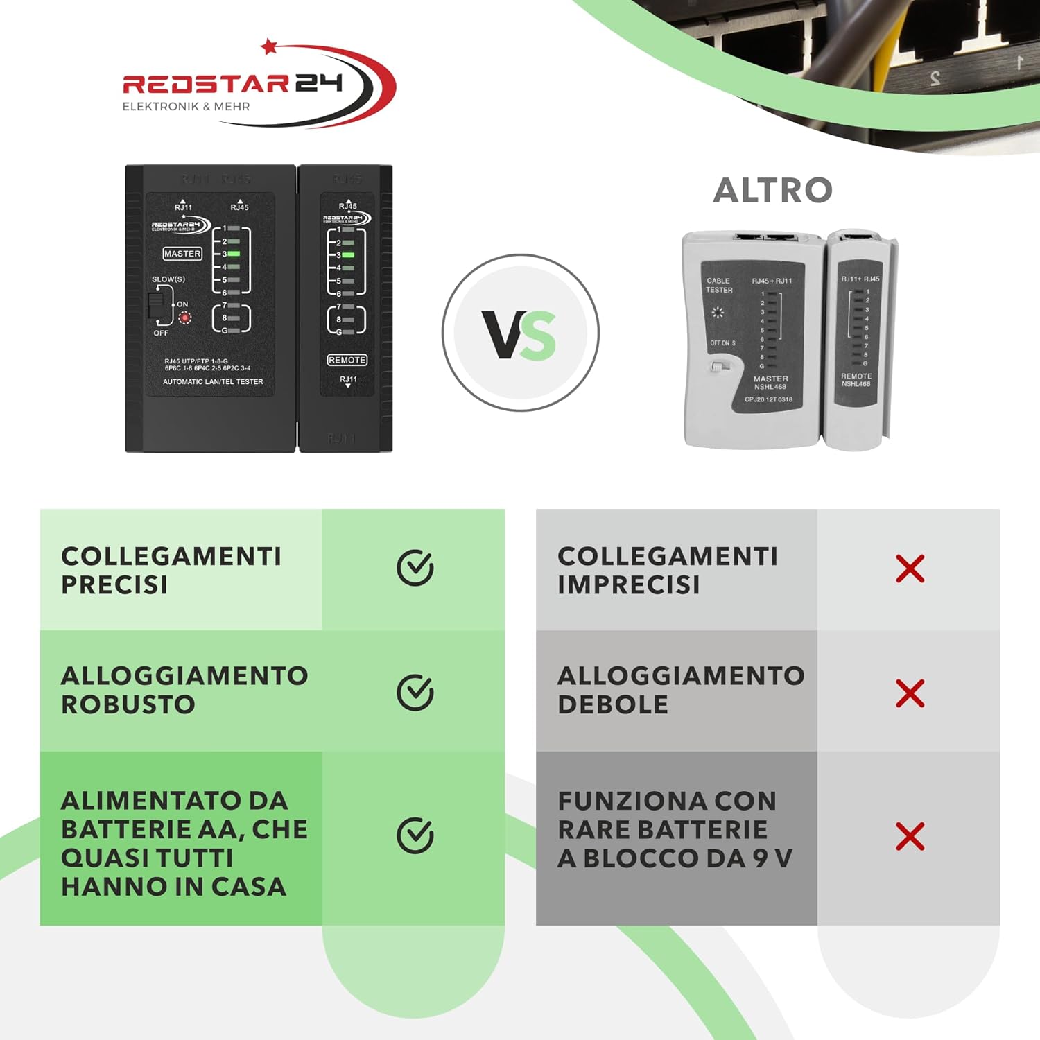 Thumbnail 6 de RedStar24 Tester di Rete per cavi LAN