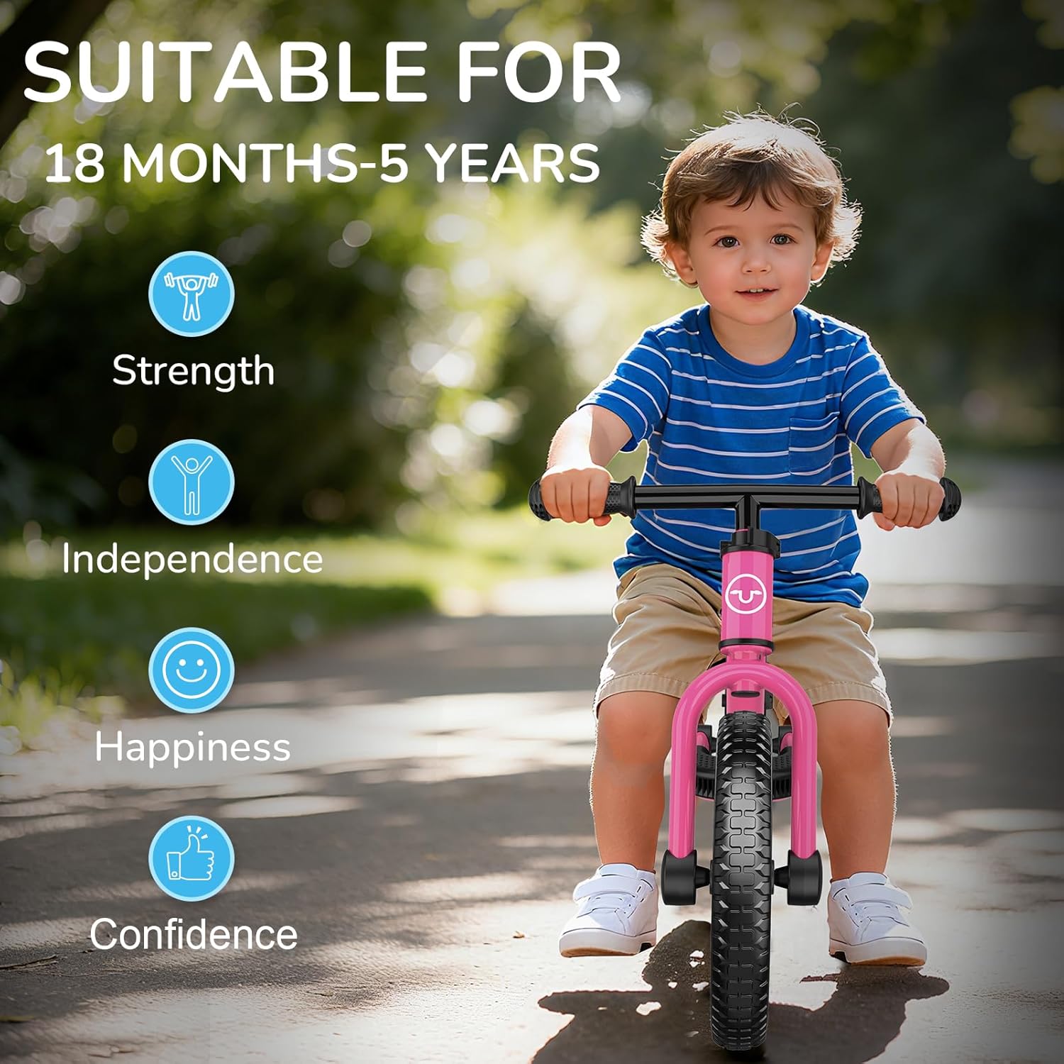 Thumbnail 1 de Umatoll Toddler Balance Bike: No-Pedal Fitness for Early Balancing (18 Months to 5 Years)