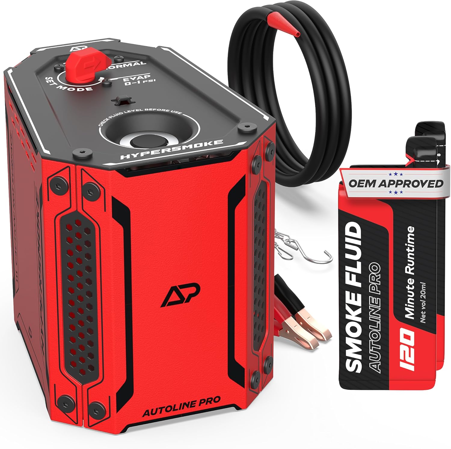 AutoLine Pro HyperSmoke: Professional Automotive Smoke Machine for EVAP, Vacuum, and Leaks