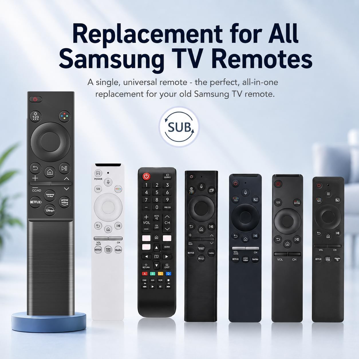 Thumbnail 2 de Liokoc BN59-01388A Universal Samsung TV Remote, Infrared with App Shortcuts